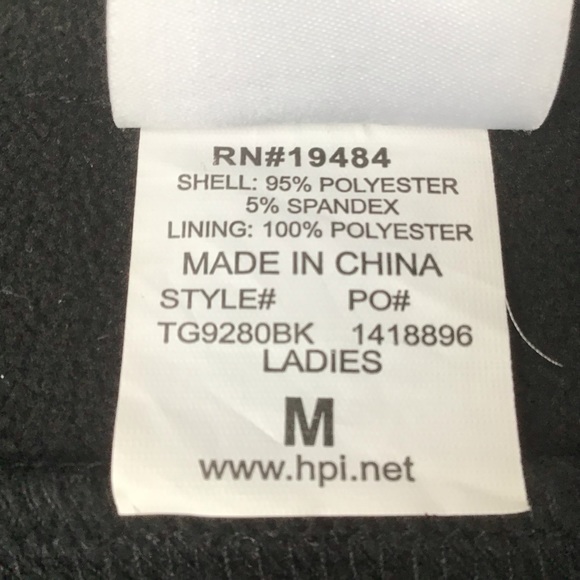 HPI Top Golf Womens Medium Zip Up Soft Shell Fleece Lined Performance Jacket - Picture 4 of 8